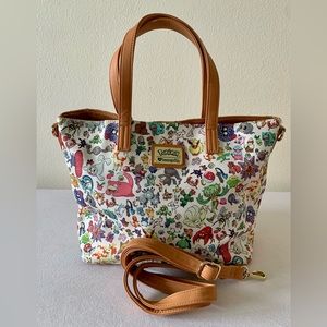 RARE Loungefly Pokémon 151 All-Over Print Crossbody Tote Shoulder Bag
